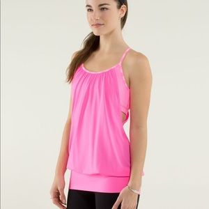 Lulu Lemon Pink No Limits Tank Size 4